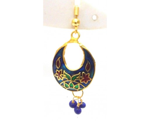Meenakari Minakari Enamel Jhumka Jhumki Handmade Earrings Jewelry Drop Long AE94